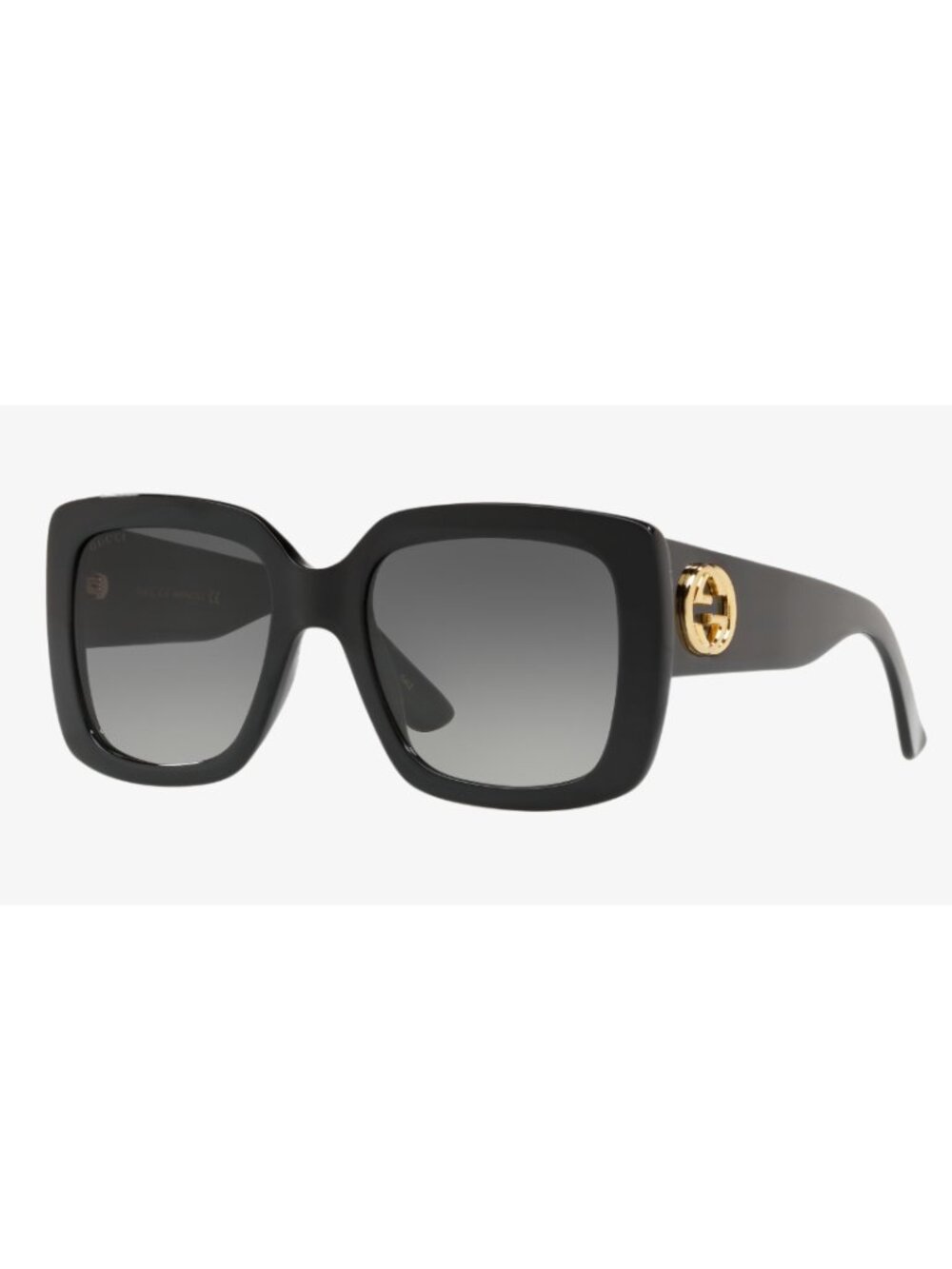 NEW GUCCI GG0141SN 001 Black Sunglasses Grey Lenses 53-20